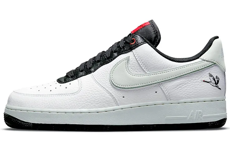 Nike Air Force 1 Milky Stork Textile, Synthetic Leather Slip Resistant Cushioning Abrasion Resistant Low top