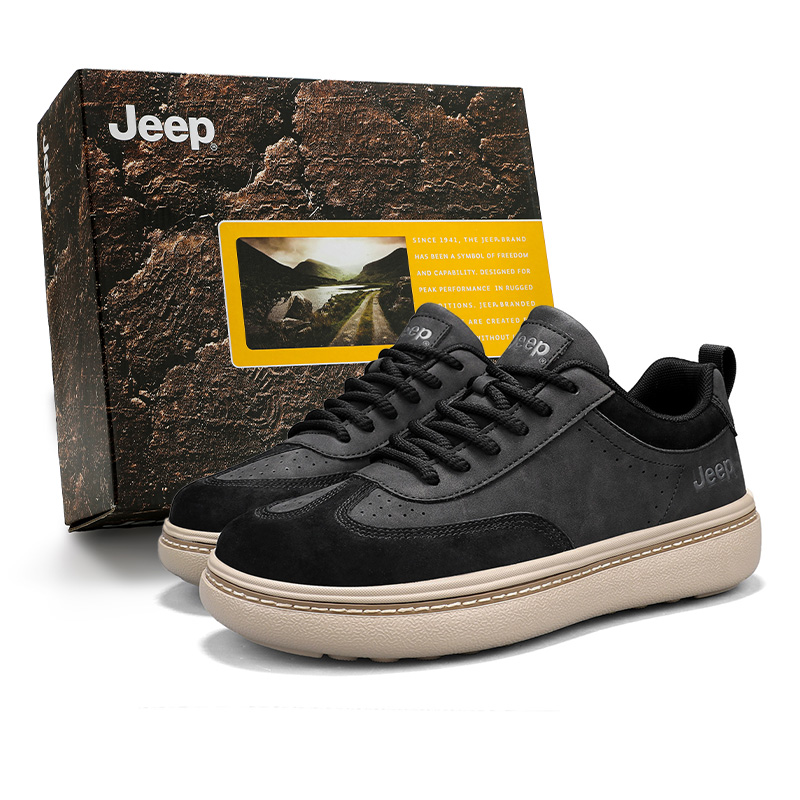 Мужские кеды Jeep (коричневые)