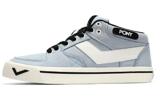 Pony Atop Casual Breathable And Wear resistant Low top Skateboard Shoes Women's Pink Blue
