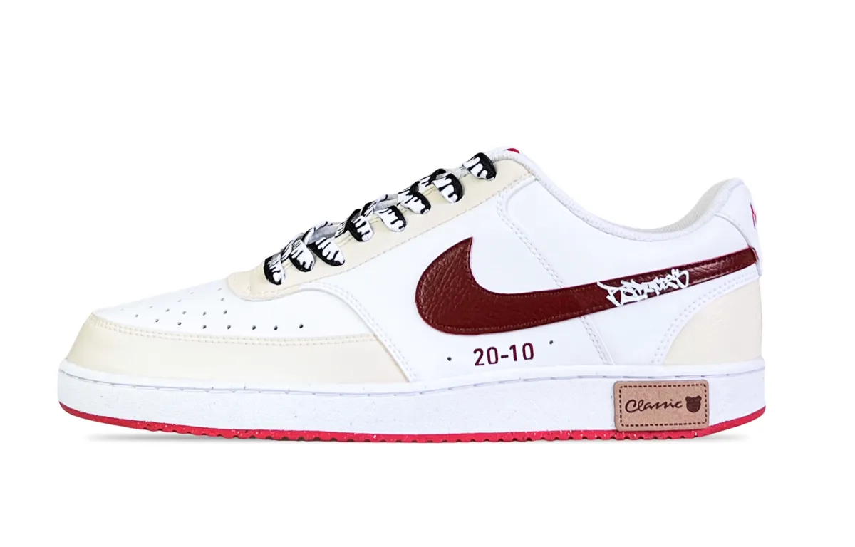 Nike Court Legacy Wine Color Life Slip Resistant Abrasion Resistant Slip Resistant Abrasion Resistant Low top