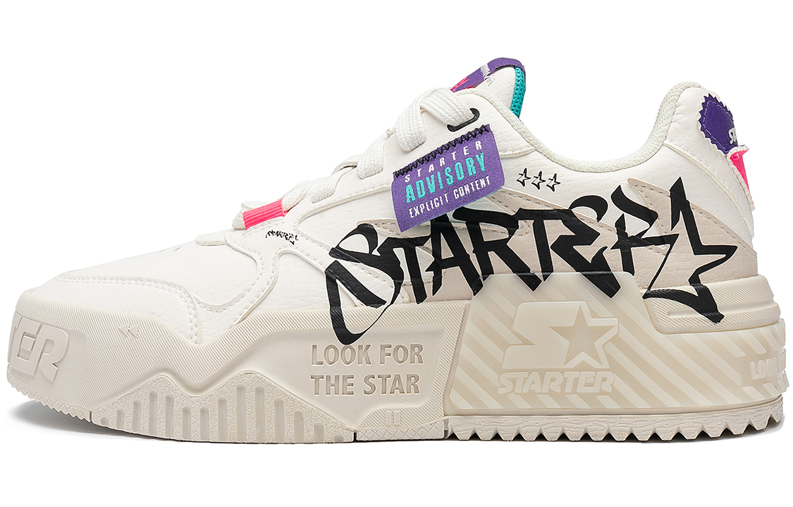 STARTER Sound Wave VOL Collection Microfiber Leather Slip Resistant Abrasion Resistant Low top Skateboard Shoes Women's