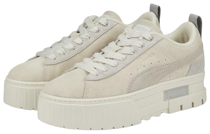 Женские кроссовки PUMA Mayze First Sense (миндально-серый) — фото 3