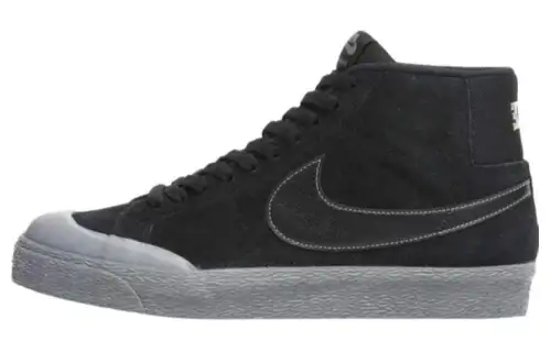 Nike Sb Blazer Zoom Mid Black/Black/Metallic Pewter