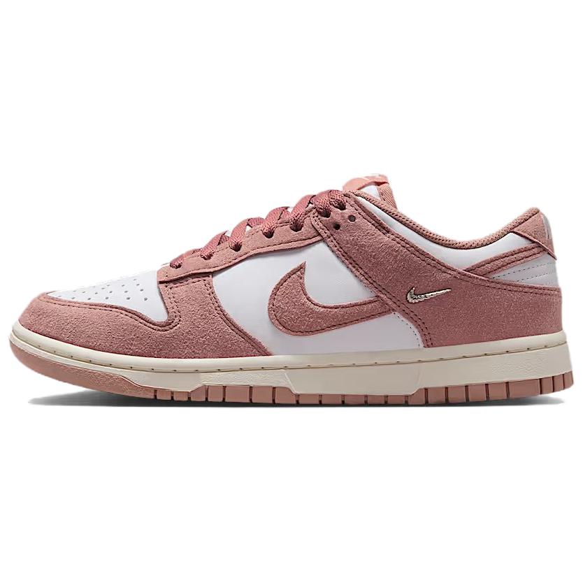 Женские кроссовки Nike Nike Dunk Low (розово-белые)