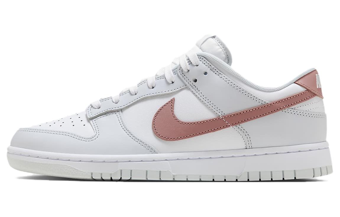 Кроссовки Nike Dunk Low Retro (бело-красные)