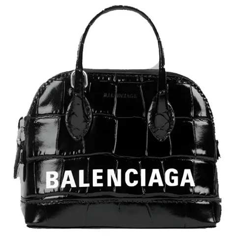 Balenciaga Cow Leather Shoulder Bag Handbags Women's Black