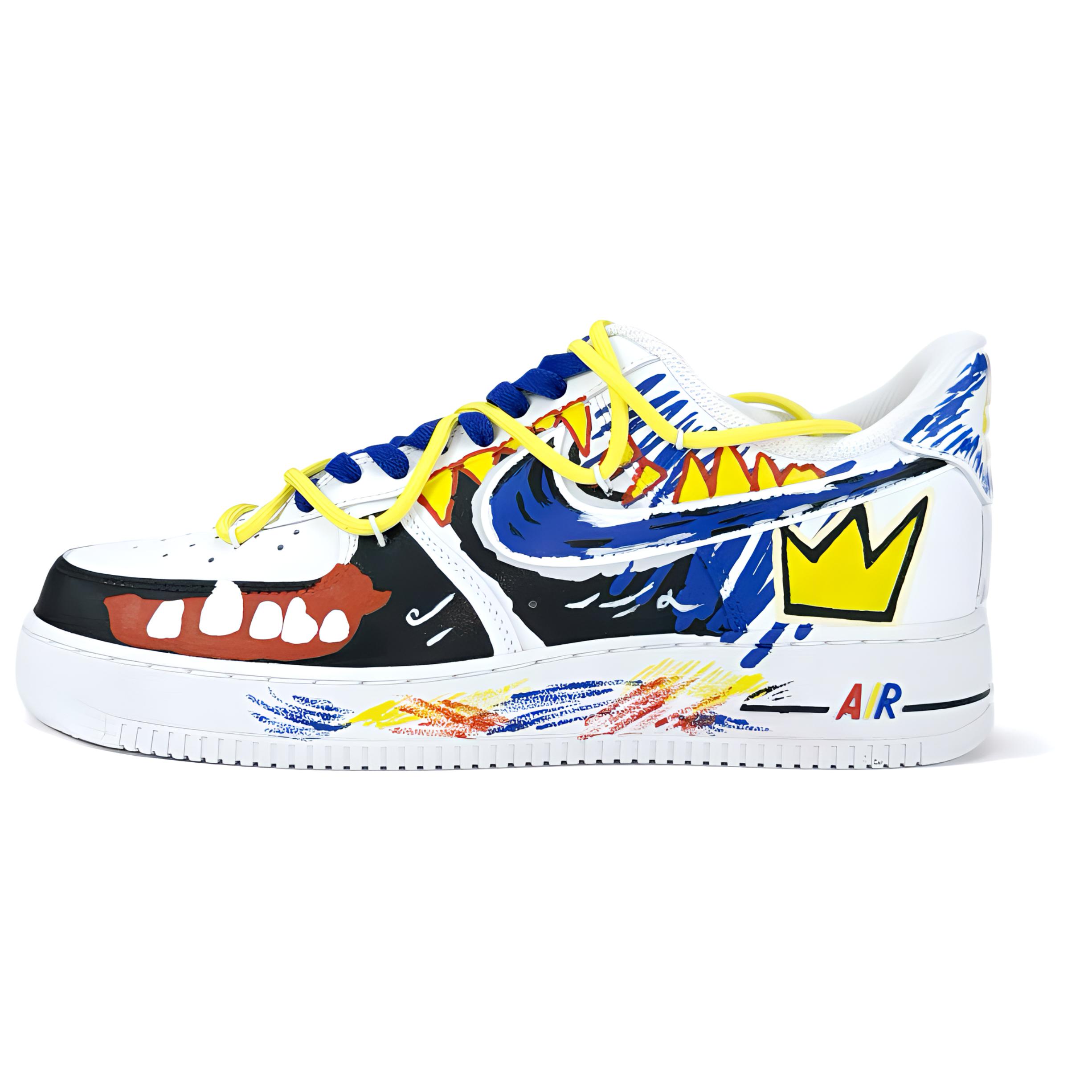 Nike Air Force 1 Coverage Slip Resistant Abrasion Resistant Low top Skateboard Shoes Unisex White