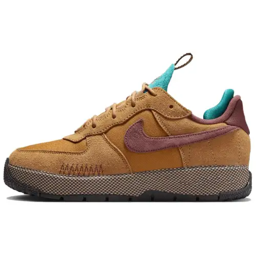 Nike Air Force 1 Low top Skateboard Shoes Unisex Brown