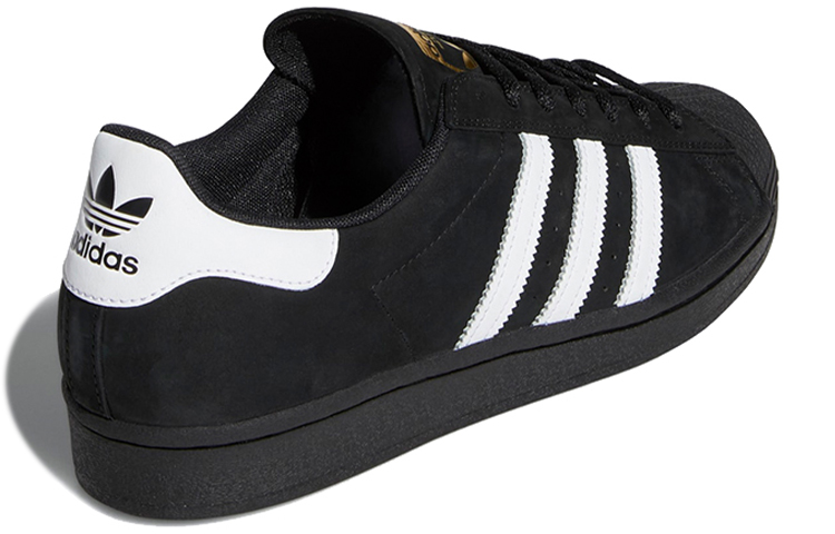 Кеды adidas originals SUPERSTAR ADV (черный / белый / золотой) — Чёрный / белый / золотой — фото 4