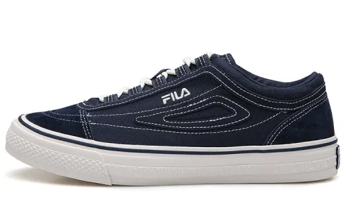 FILA Skateboard Shoes Unisex Low Top Marine Blue