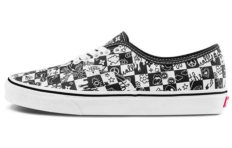 Vans Authentic Doodle Checkerboard