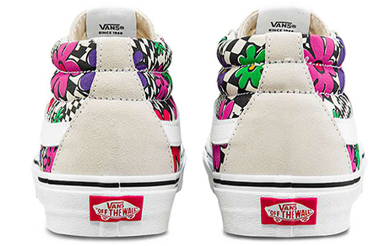 Женские кеды Vans SK8 (бело-серые) — фото 5
