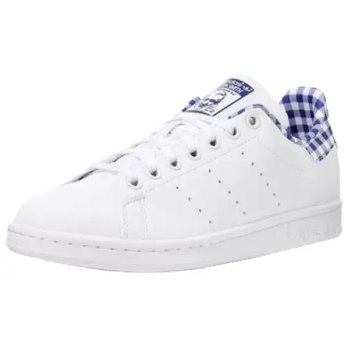 Adidas Originals Stan Smith J Slip Resistant Abrasion Resistant Low top Skateboard Shoes Women's White