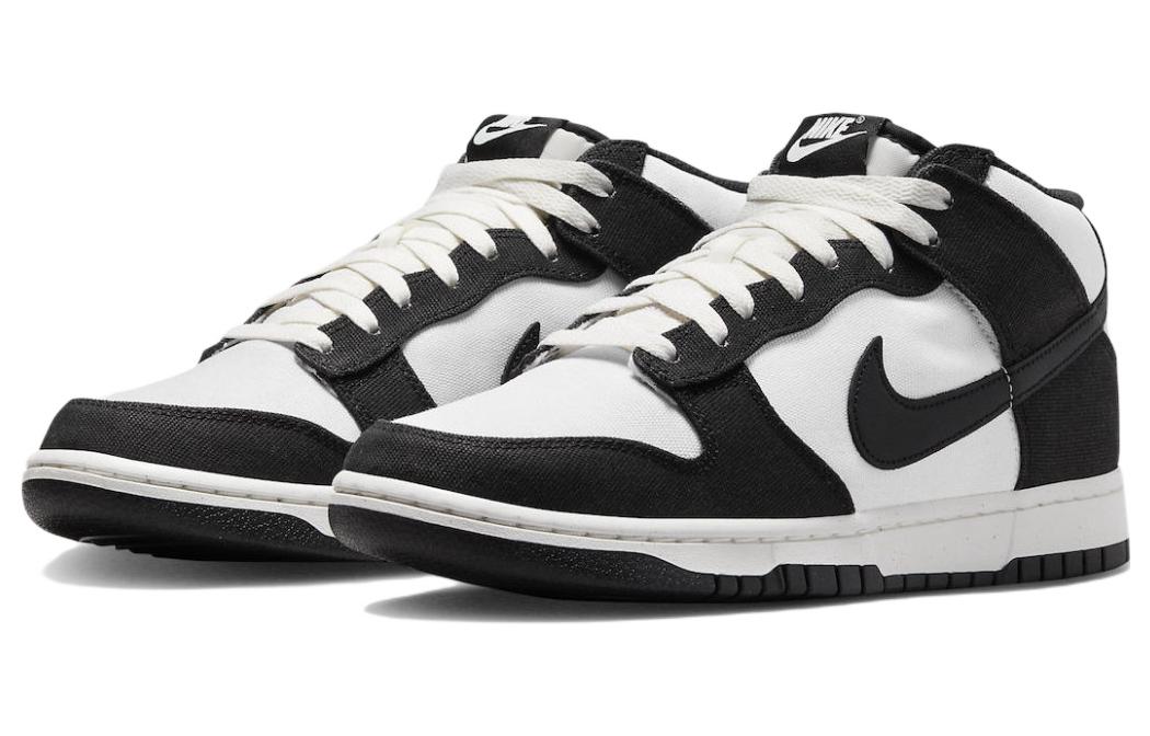 Мужские кроссовки Nike Dunk LOW (черно-белый) — фото 3