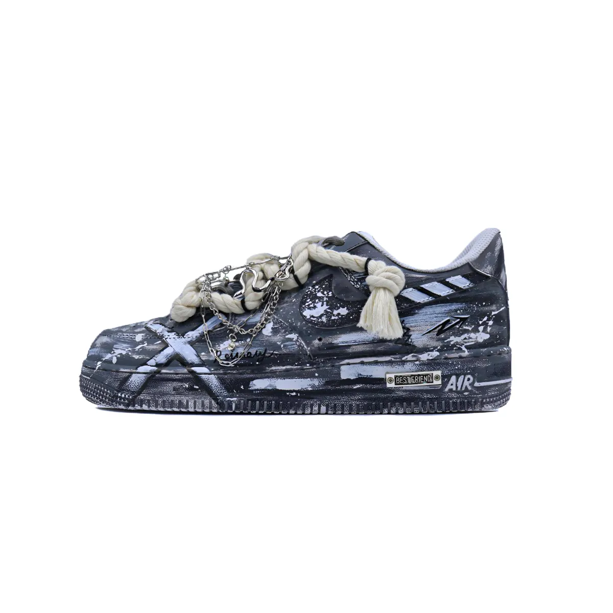 Nike Air Force 1 Singularity, Abandonment Shock Wave Abrasion Resistant Abrasion Resistant Low top Skateboard Shoes