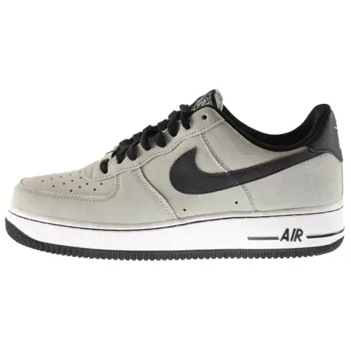 Nike Air Force 1 Comfortable Abrasion Resistant Breathable Low top Skateboard Shoes Unisex Gray
