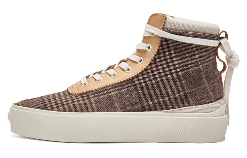 EQLZ EQUALIZER Fault HI Skateboard Shoes Unisex Brown Misprint
