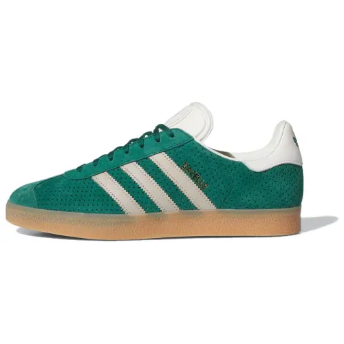 Adidas Gazelle Collegiate Green Wonder Beige Gold Metallic