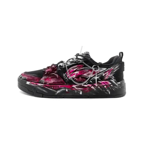 Li Ning Original Era Slip Resistant Abrasion Resistant Slip Resistant Abrasion Resistant Low top Skateboard Shoes Men's