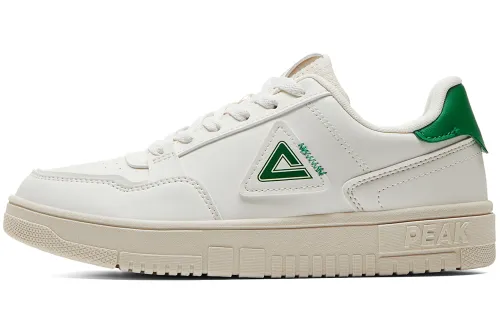 PEAK Air Force 1 Synthetic Leather Low top Skateboard Shoes Men's Ecru Grass Green