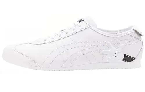 Onitsuka Tiger MEXICO 66 Slip Resistant Abrasion Resistant Low top Skateboard Shoes Unisex Pure White