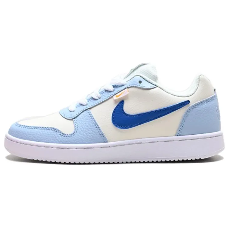 Nike EBERNON Abrasion Resistant Low top Skateboard Shoes Men's Blue White