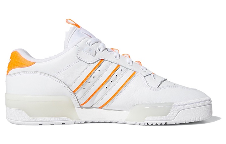 Кеды adidas Originals Rivalry Low (оранжево-белые) — фото 2