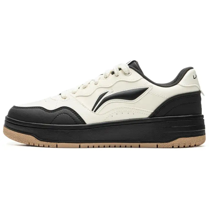 Li Ning Tianji Soft Low top Skateboard Shoes Women's White Black