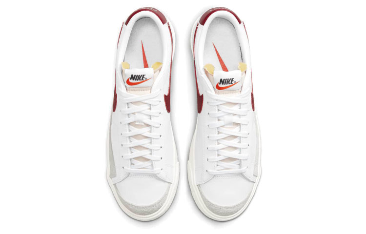 Женские кеды Nike Blazer '77 "Team Red" (бело-красные) — фото 4