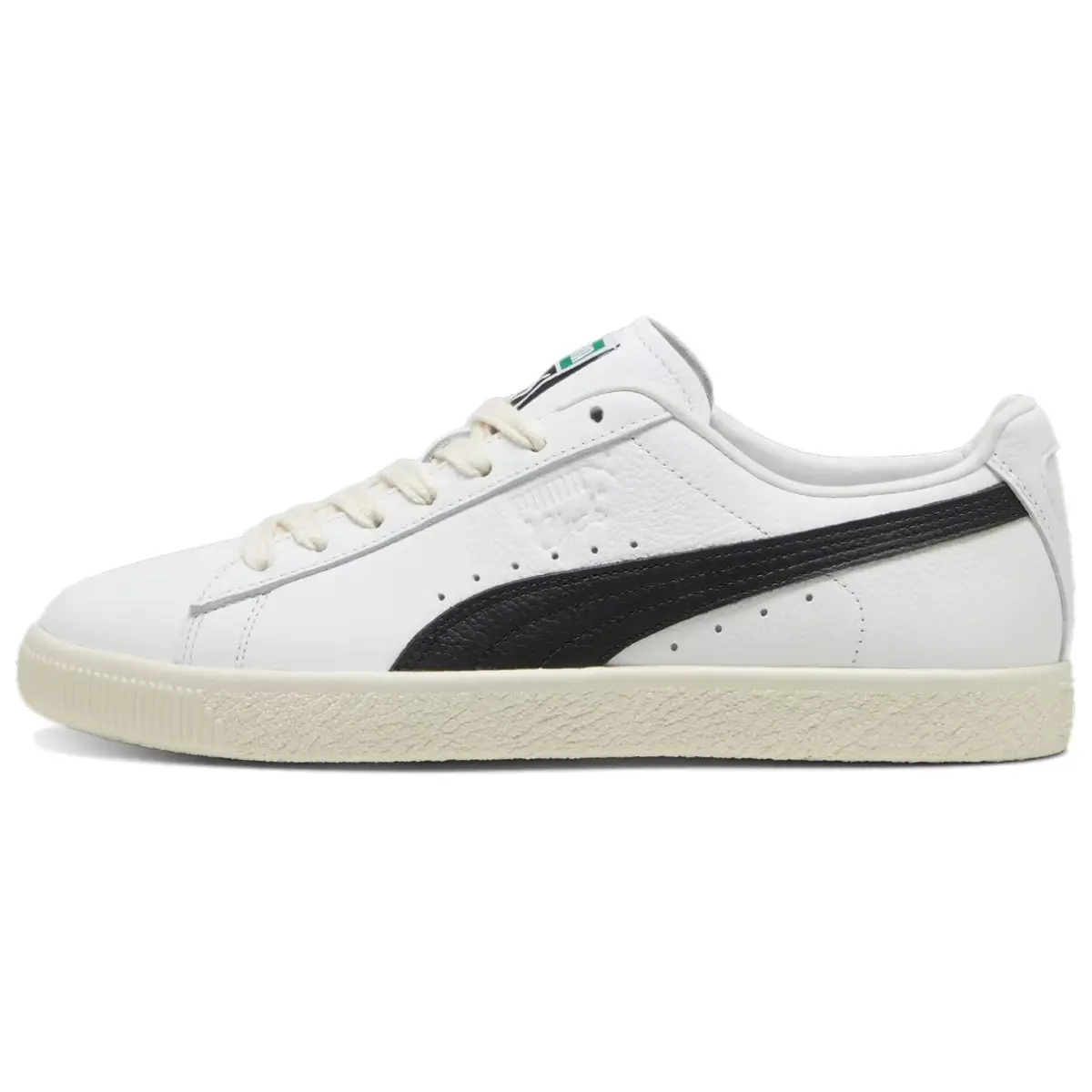 PUMA Clyde Leather White Black