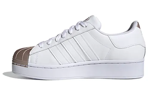 Adidas Originals Superstar Bold Mt Shoes White/Brown Women's