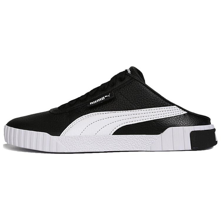 Женские кеды PUMA Cali Varsity Lo (черно-белые) — фото 1