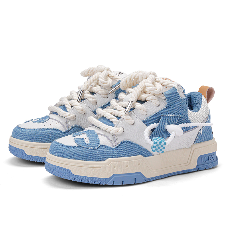 LUCX Lucky Shoes Height Increasing Low top Skateboard Shoes Unisex