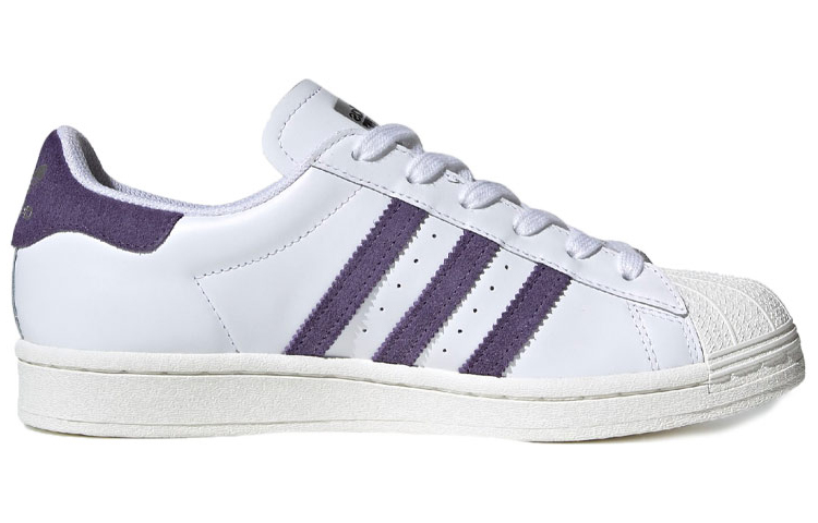 Женские кеды adidas originals SUPERSTAR (белый / фиолетовый) — фото 2