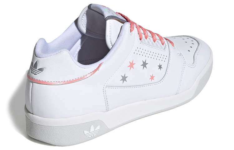 Женские кеды adidas Slamcourt (бело-розовый) — Белый / розовый — фото 4