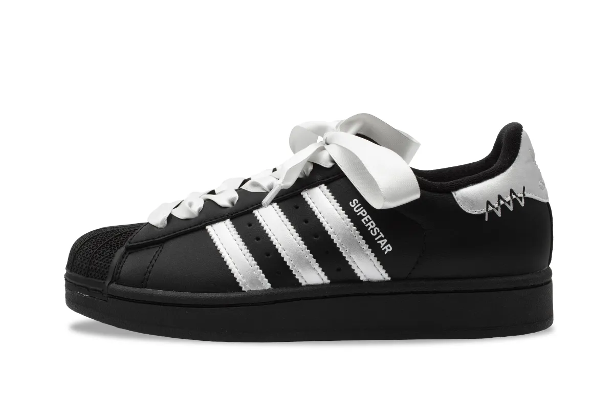 Adidas Originals Superstar 2 Silver Tracing Cushioning, Wear Resistant Low top Skateboard Shoes Unisex Silver