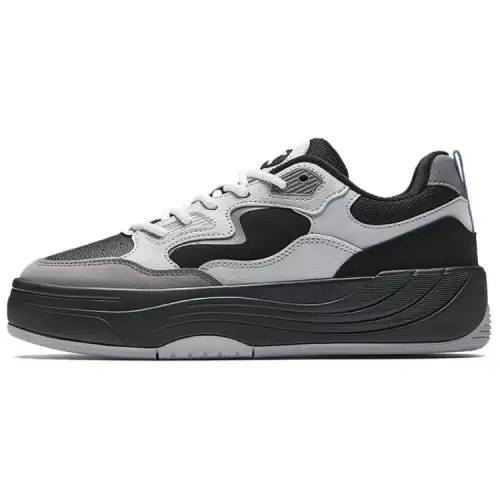 Anta Pg7 Low top Skateboard Shoes Women's Basic Black Stone Carbon Gray