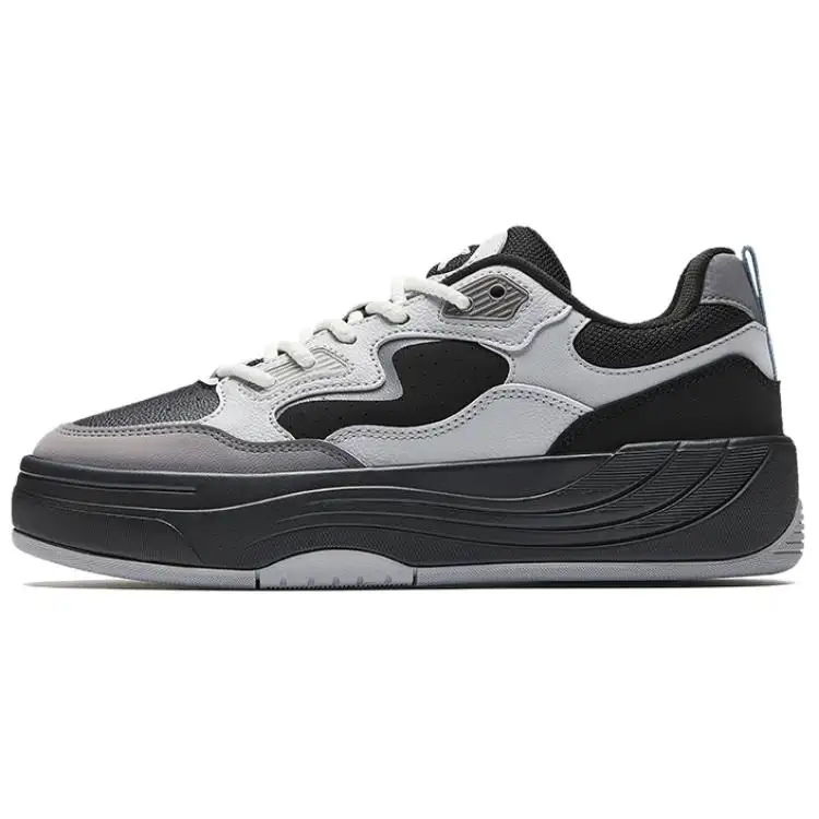 Anta Pg7 Low top Skateboard Shoes Women's Basic Black Stone Carbon Gray