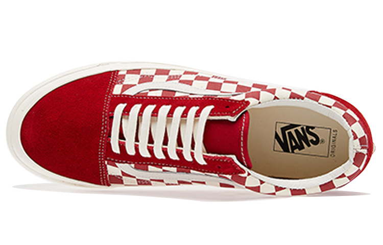 Кеды Vans Old Skool Vault Og LX (красно-белые) — фото 4