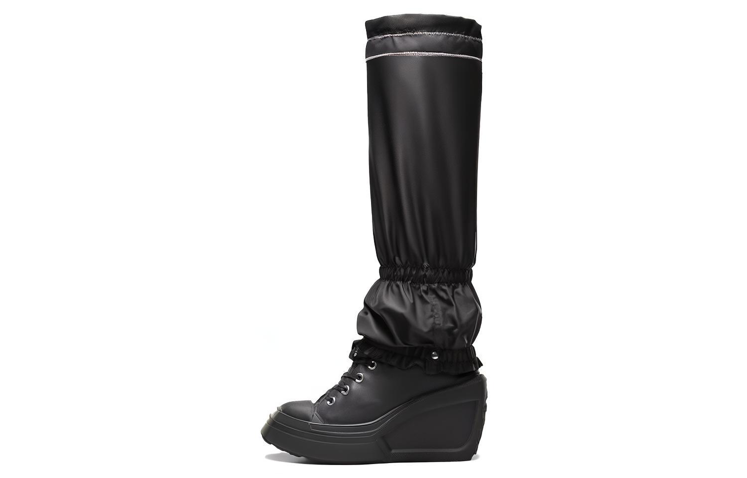 Chuck 70 De Luxe Martine Ali x Chuck 70 De Luxe Wmns Converse Wedge 'Triple Black' Women's