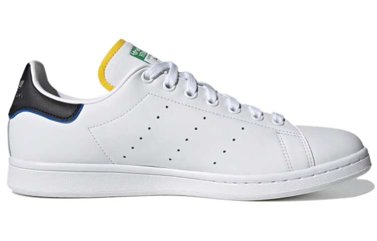 Кеды adidas StanSmith (бело-черно-зеленые) — фото 2