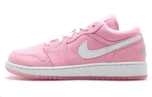 JORDAN 1 Canvas Low Pink GS