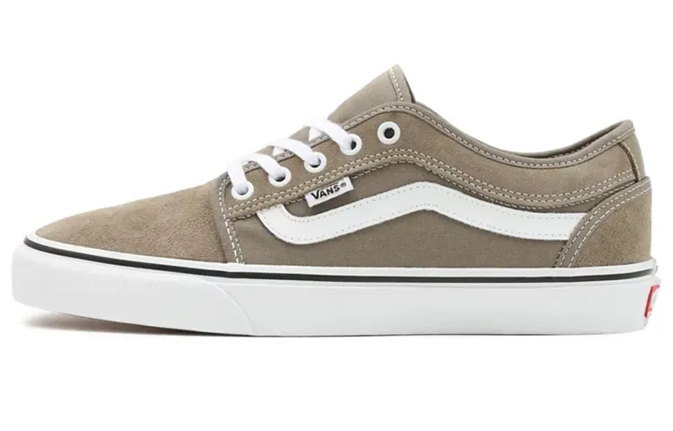 Vans Unisex Chukka Low Sidestripe Sneakers Khaki