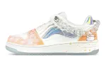 Li Ning Tianji Slip Resistant Slip Resistant Low top Skateboard Shoes Women's White Orange