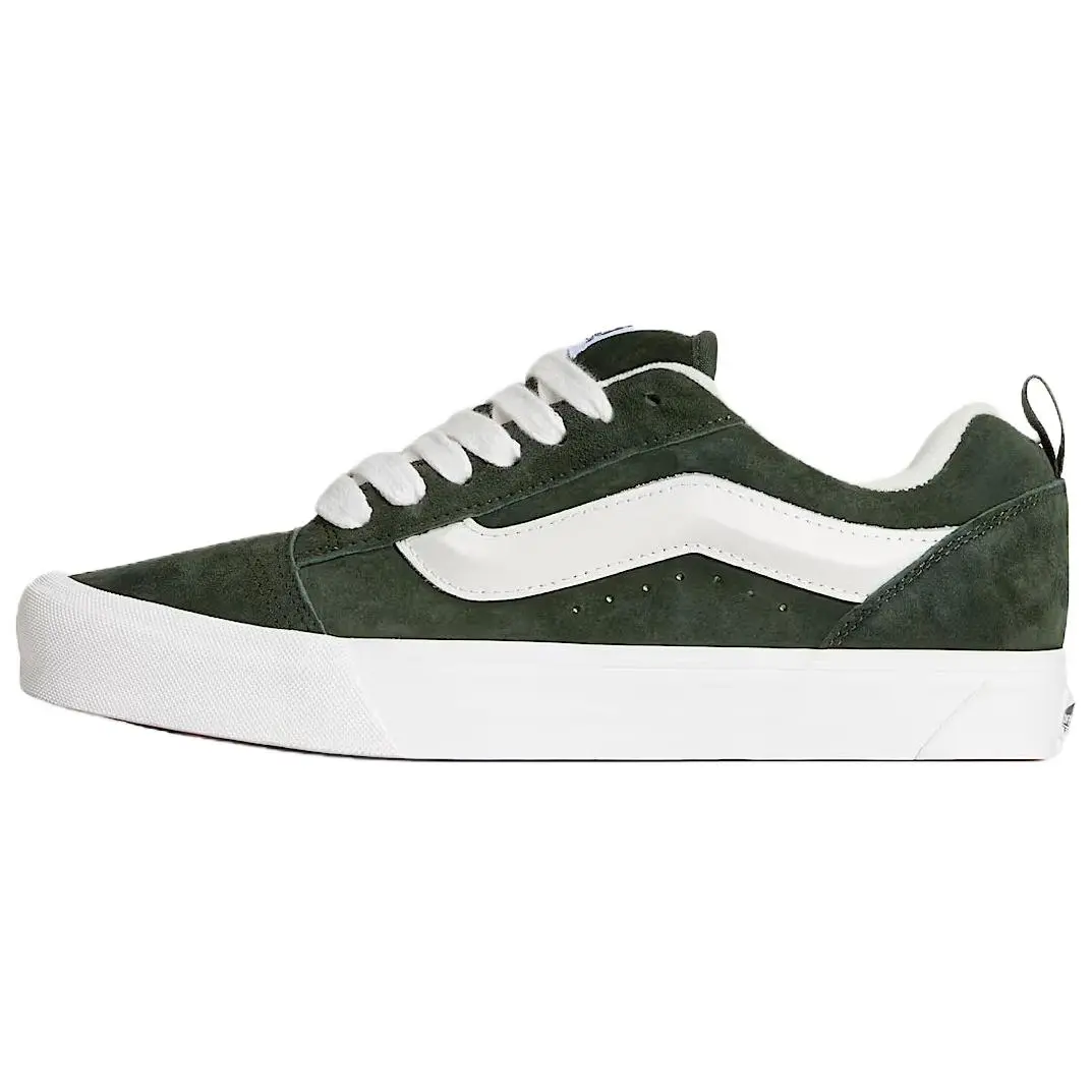 Vans Knu Skool Low top Skateboard Shoes Unisex Green White
