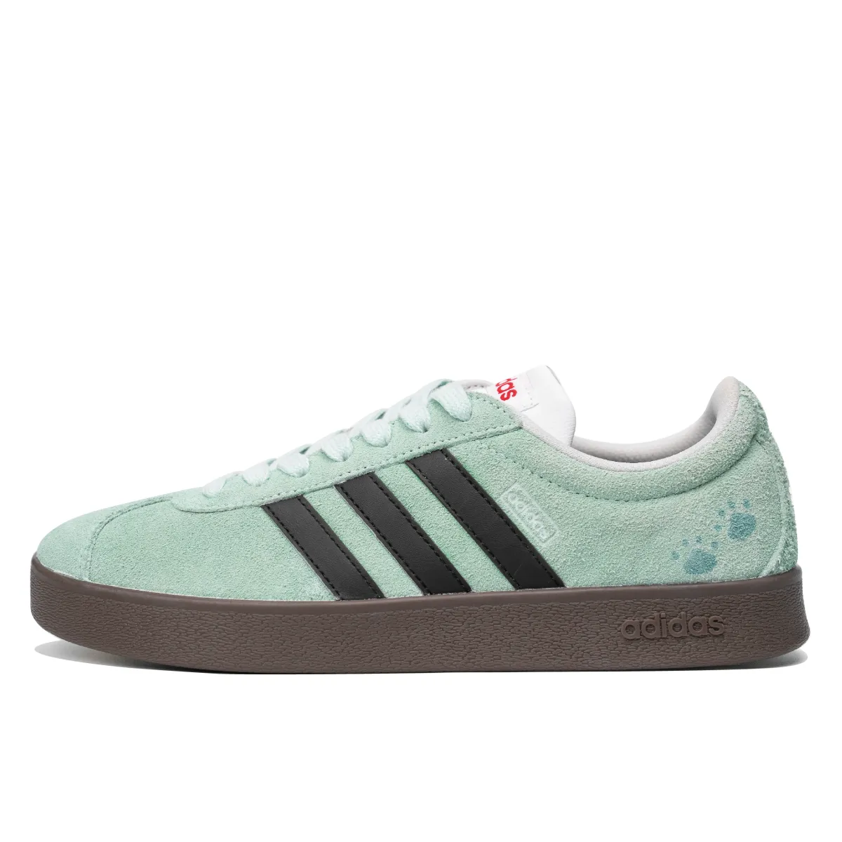 Adidas VL COURT 2.0 Abrasion Resistant Abrasion Resistant Low top Skateboard Shoes Unisex Green