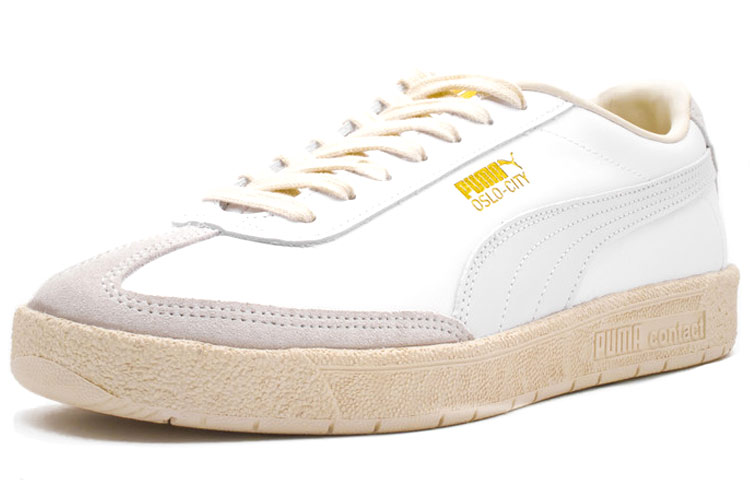 Кеды PUMA OSLO-CITY Luxe (бело-серый) — Белыйсерый — фото 3
