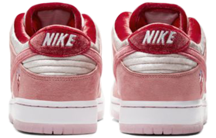 Кроссовки Nike Dunk SB Pro QS (розово-белые) — Розовый — фото 5