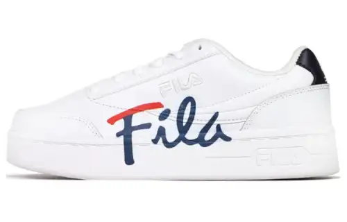 FILA Cushioning, Wear Resistant Low top Skateboard Shoes Women's White