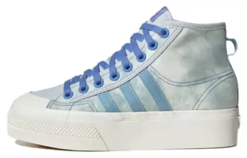 Adidas Wmns Nizza Platform Mid 'Acid Wash - Blue Fusion'